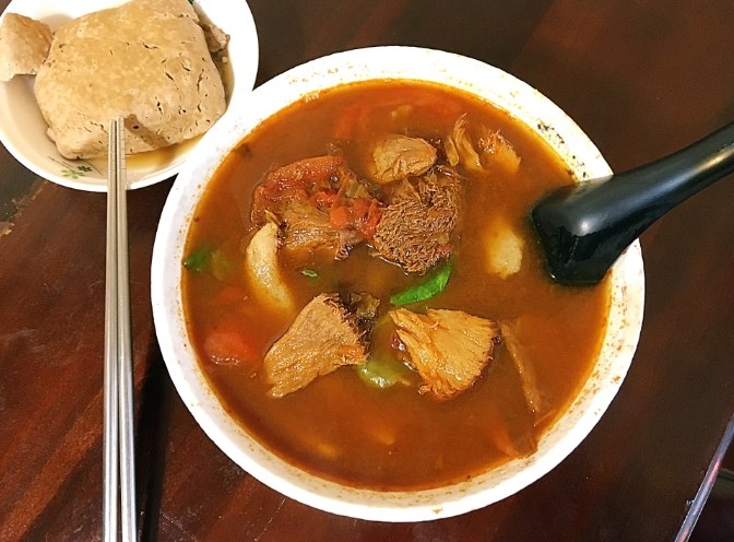 素食茄汁牛肉麵